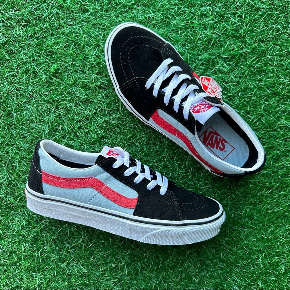 Vans Sk8 Low 2 Tone Black / Winter Sky - Picture 3 of 7